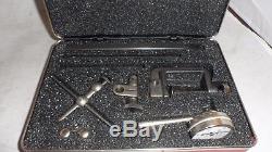 Used Starrett Machinist Tools 196A6Z Dial Indicator Set With Case And Box
