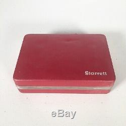 VINTAGE STARRETT 001 Inch DIAL TEST INDICATOR NO 196 kit in very good condition