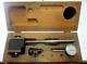 VINTAGE Starrett No. 657 magnetic base with No. 196 dial indicator withwooden case