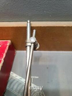 VINTAGE Starrett No. 657AA Magnetic Base With BOX & PAPERWORK USA MADE VCG