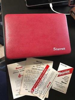 Vin Starrett No. 196A1Z 10 pc dial indicator kit. Priced To Sell. Won't Last