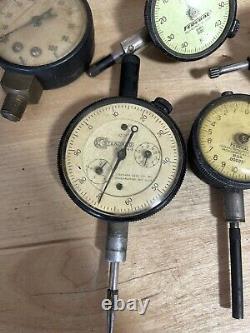 Vintage Dial Indicators Federal, Starrett, Randall Stickney, Ames And More READ