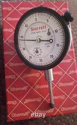 Vintage Engineer Machinist Starrett 25 Series Dial Indicator Lug Tool & Die