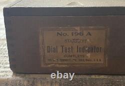 Vintage L. S. STARRETT Company 1/1000 Dial Indicator. Made in the U. S. A