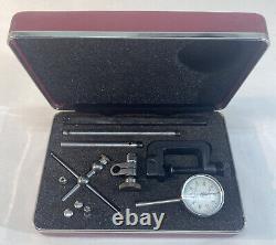 Vintage L. S. Starrett No. 196A1Z Dial Test Indicator Set Jeweled withCase