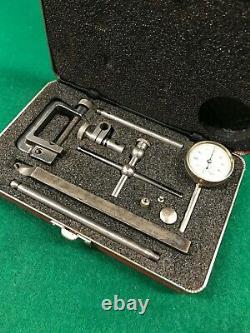 Vintage No. 196 STARRETT Universal Dial Test Indicator Complete With Case