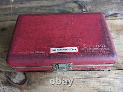 Vintage STARRETT 196 Dial Test Indicator Original Case/Box