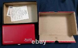 Vintage STARRETT 196A Universal DIAL INDICATOR SET Machinist Tool Case & Box
