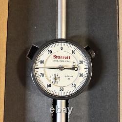 Vintage Starrett 25-2041J Dial Indicator 2 Range. 001 Graduation In Box NOS