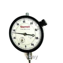 Vintage Starrett 25-441J Dial Indicator. 001 Grads, Stuck For Parts