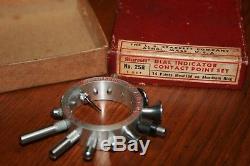 Vintage Starrett 25r Dial Indicator Contact Point Set With Box