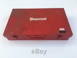 Vintage Starrett 665 Dial Test Indicator Inspection Set in Metal Box