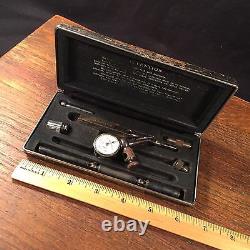 Vintage Starrett 711 Last Word Dial Indicator USA In Case PRIORITY MAIL