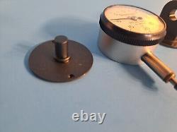 Vintage Starrett 80-144J. 001 Miniature Dial Indicator w 3 Backs Made in USA