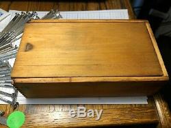 Vintage Starrett Dial Indicator #196, With Original Wood Case (552)