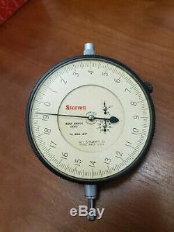 Vintage Starrett Dial Indicator 656-617.0001.400 Range Machinist Tool