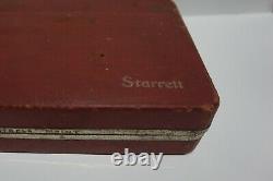 Vintage Starrett Dial Test Indicator No 196, Jeweled. 001'' with original box