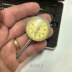 Vintage Starrett No. 196 Universal Jeweled Dial Test Indicator Set In Case