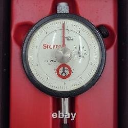 Vintage Starrett No. 25-511J Dial Indicator 0 to 0.200 in, 0.001 with Box